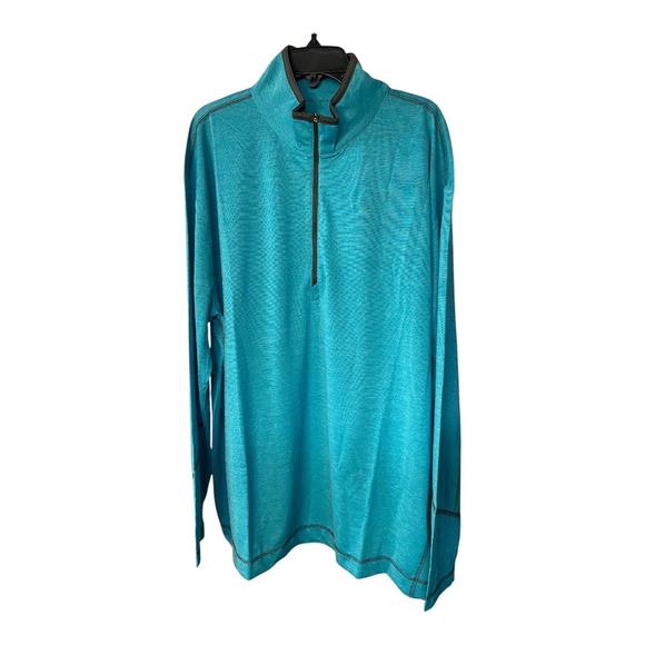 Page & Tuttle Other - Page & Tuttle Men's Size XL Cool Swing Performance Half Zip Teal Blue Golf NWT